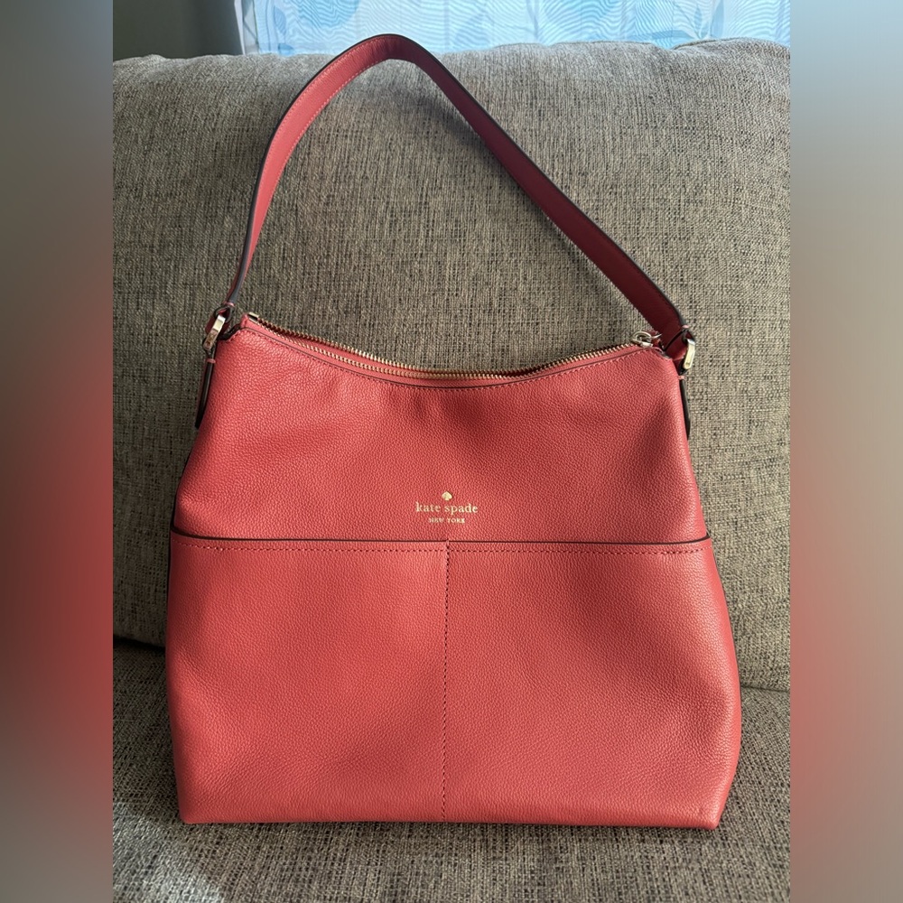 Kate Spade watermelon color Hobo purse